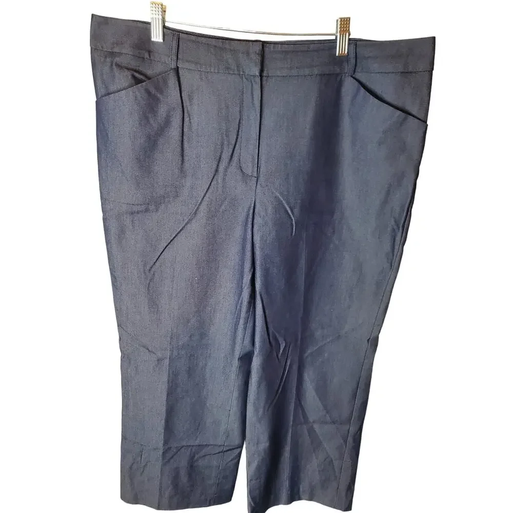 Talbots Stretch Fabric Trousers, Size 18